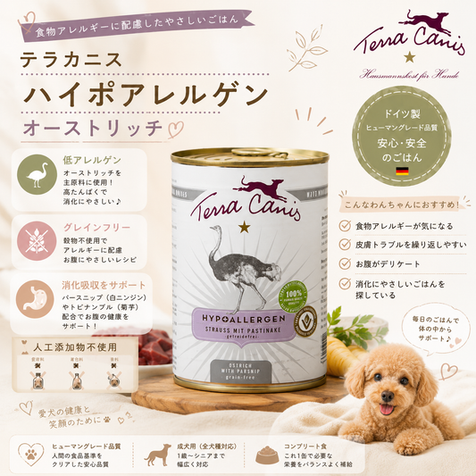 🦤 食物アレルギーに配慮した愛犬のごはん