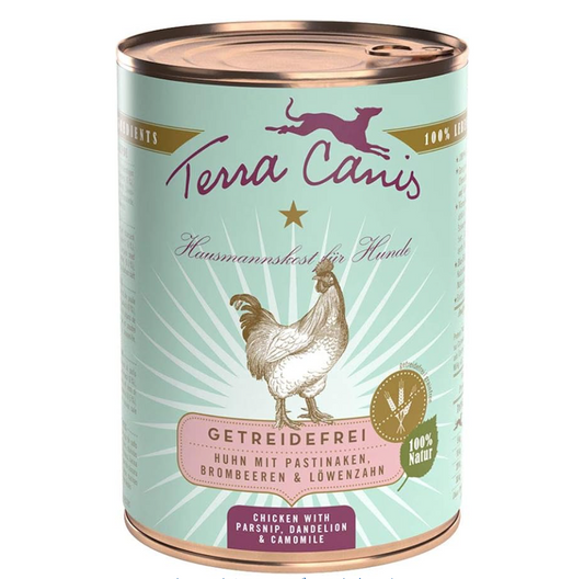Terra Canis (テラカニス) グレインフリー チキンとパースニップダンデライオン&カモミール 400g