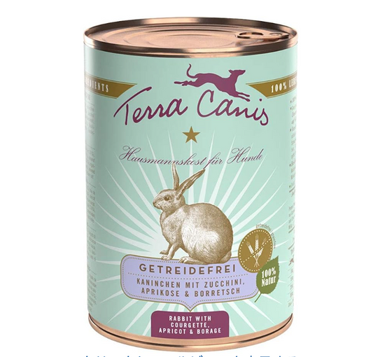 Terra Canis (テラカニス) グレインフリー うさぎとズッキーニ アプリコット&ルリジサ 400g